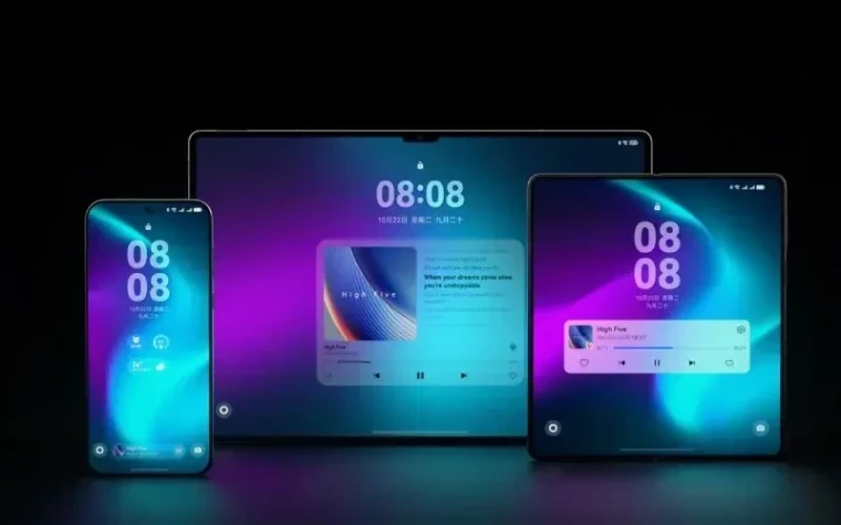 Интерфейс HarmonyOS 6 с интеграцией Pangu AI